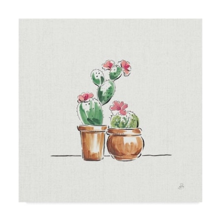 Daphne Brissonnet 'Desert Bloom VII' Canvas Art,14x14
